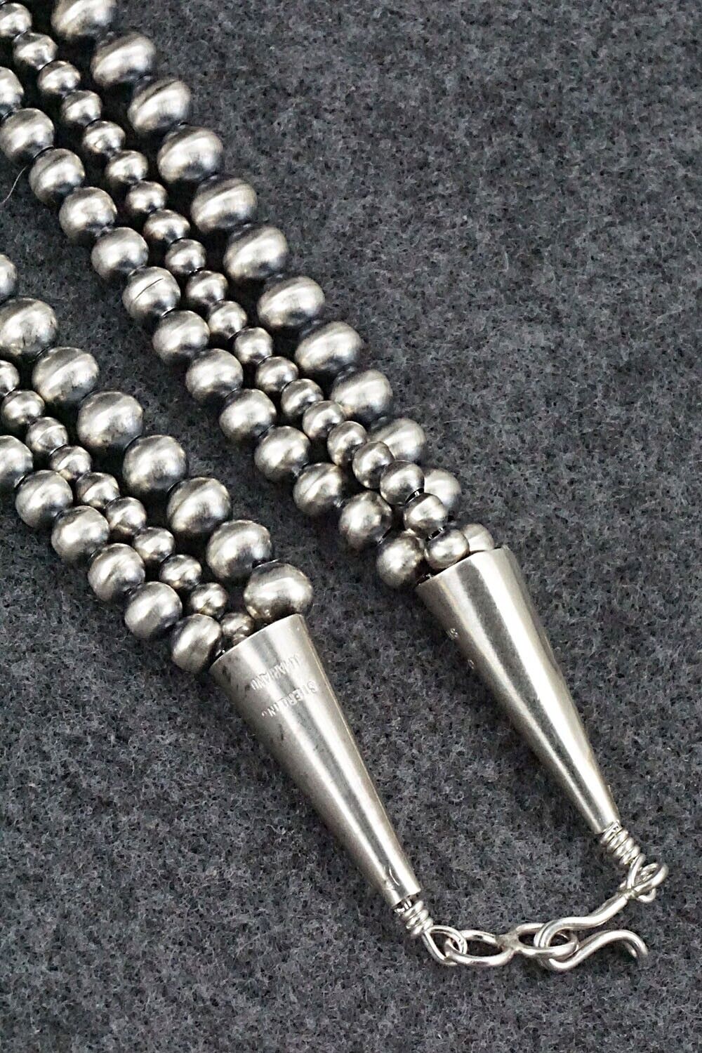 Sterling Silver Navajo Pearl Necklace - Jan Mariano