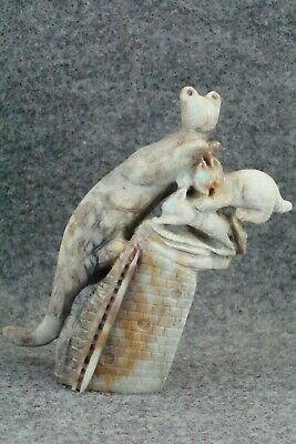 Mountain Lion Zuni Fetish Carving - Colin Weeka
