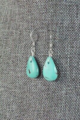 Navajo Turquoise and Sterling Silver Earrings - Native American