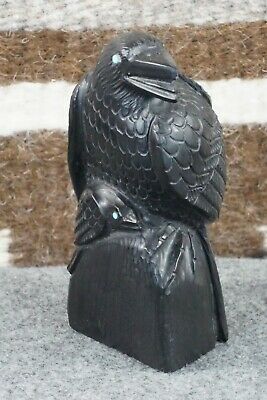 Crow Zuni Fetish Carving - Derrick Kaamasee