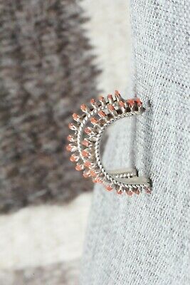 Coral & Sterling Silver Earrings - Milborne Dishta