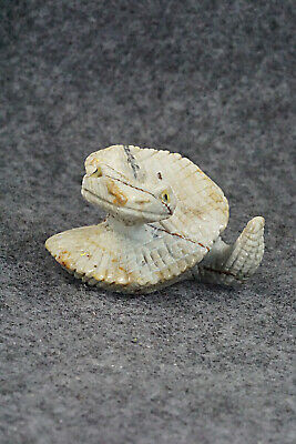 Rattlesnake Fetish Carving - Ben Kamaasee