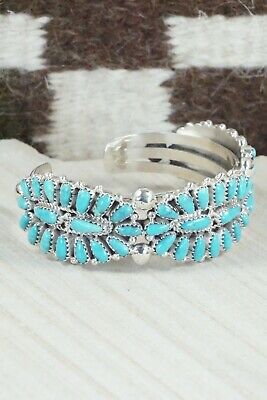 Turquoise & Sterling Silver Bracelet - Jaz Wilson