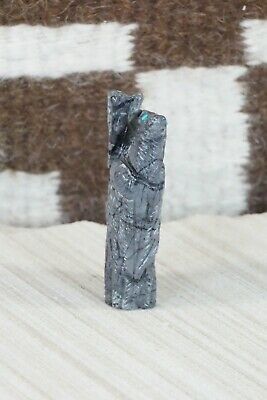 Wood Pecker Zuni Fetish Carving - Carlos Tsattie