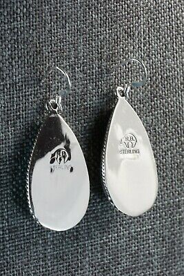 Navajo Turquoise & Sterling Silver Earrings - Sharon McCarthy