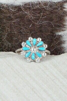 Turquoise & Sterling Silver Ring - David Leekity