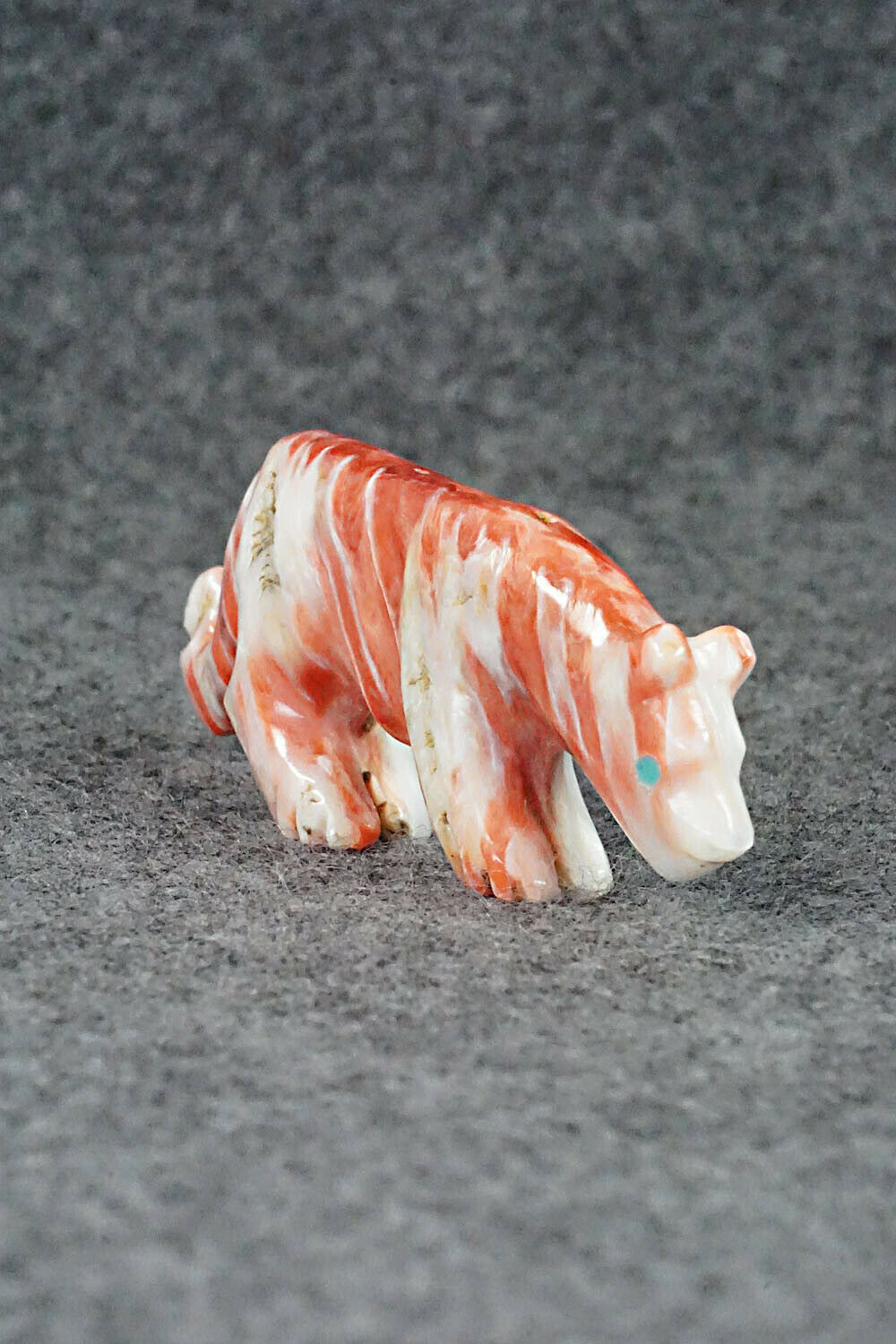 Mountain Lion Zuni Fetish Carving - Andres Quandelacy