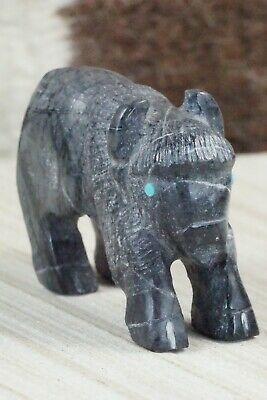 Buffalo Zuni Fetish Carving - Derrick Kaamasee