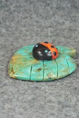 Ladybug Zuni Fetish Carving - Reynold Lunasee