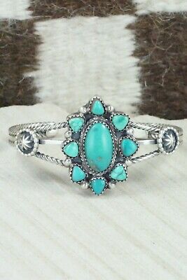 Turquoise & Sterling Silver Bracelet - Roberta Begay