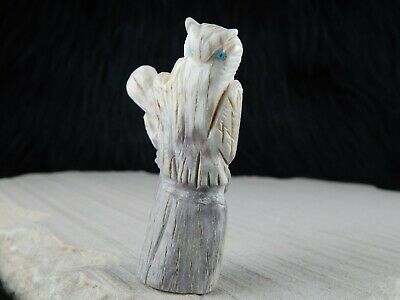Owl - Zuni Fetish - Allison White - Zuni Owl Carving - Native American - High Lonesome Trading