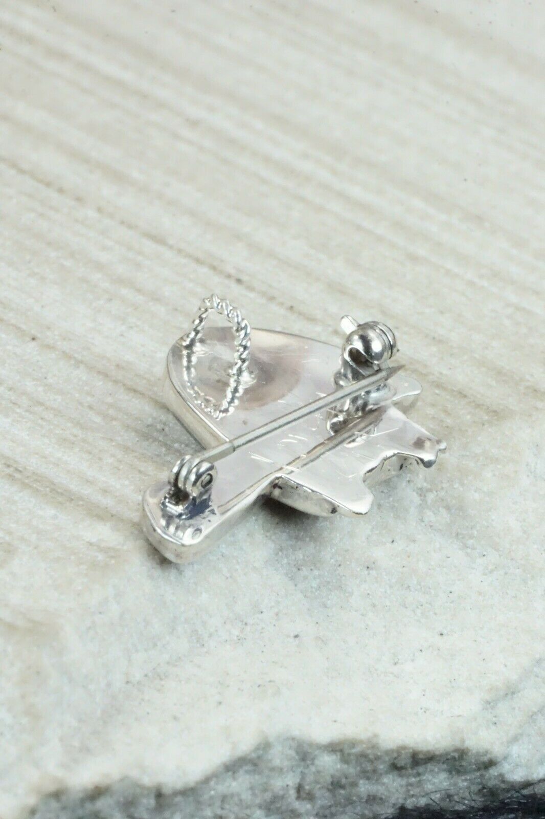 Multi Stone & Sterling Silver Pendant/ Pin - Loretta Gia