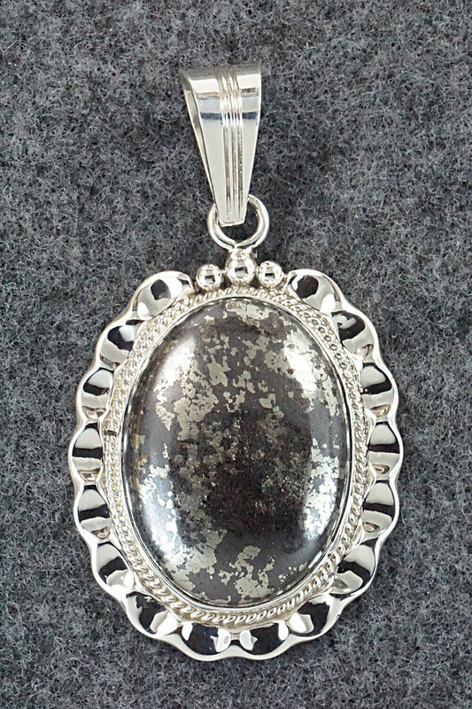 Marcasite & Sterling Silver Pendant - Samuel Yellowhair