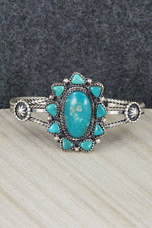 Turquoise & Sterling Silver Bracelet - Roberta Begay