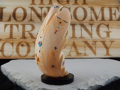 Corn Maiden Zuni Fetish Carving - Stuart Quandelacy - High Lonesome Trading
