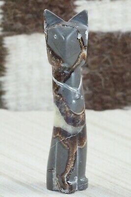 Cat Zuni Fetish Carving - Kenny Chavez