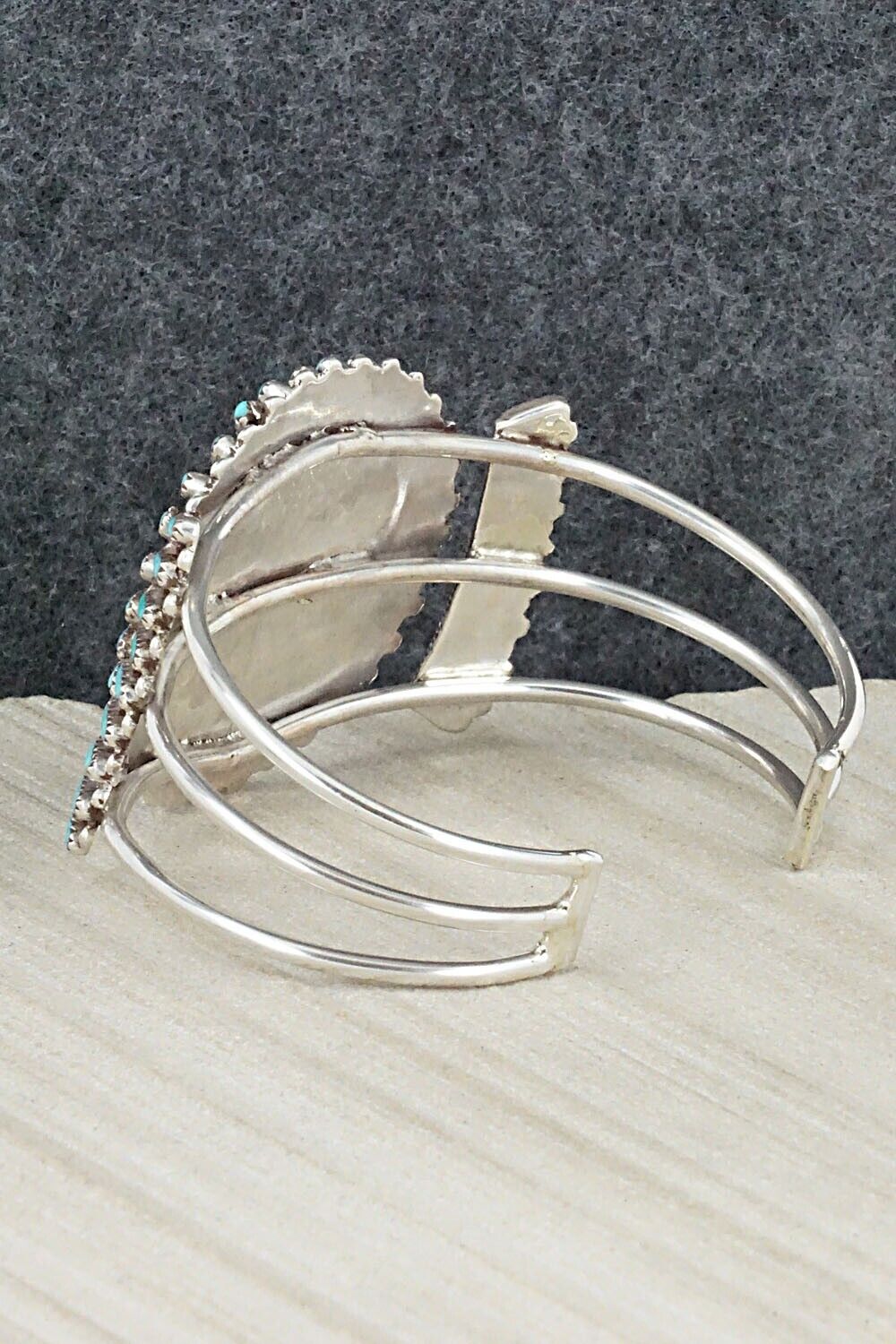 Turquoise & Sterling Silver Bracelet - Judy Wallace