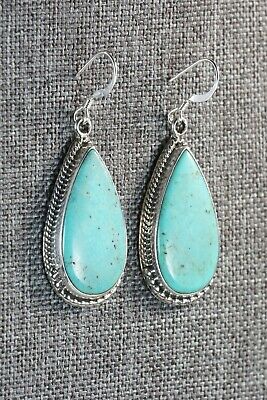 Navajo Turquoise & Sterling Silver Earrings - Sharon McCarthy