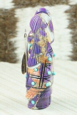 Hunter Zuni Fetish Carving - Claudia Peina