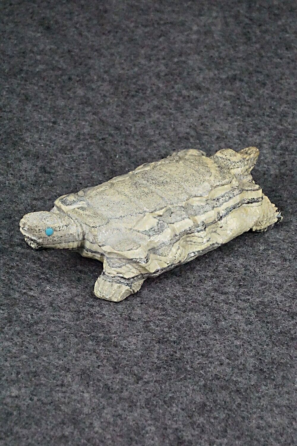 Turtle Zuni Fetish Carving - Herbert Him