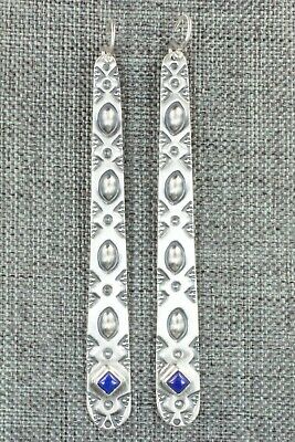 Lapis & Sterling Silver Earrings - Kevin Ramone