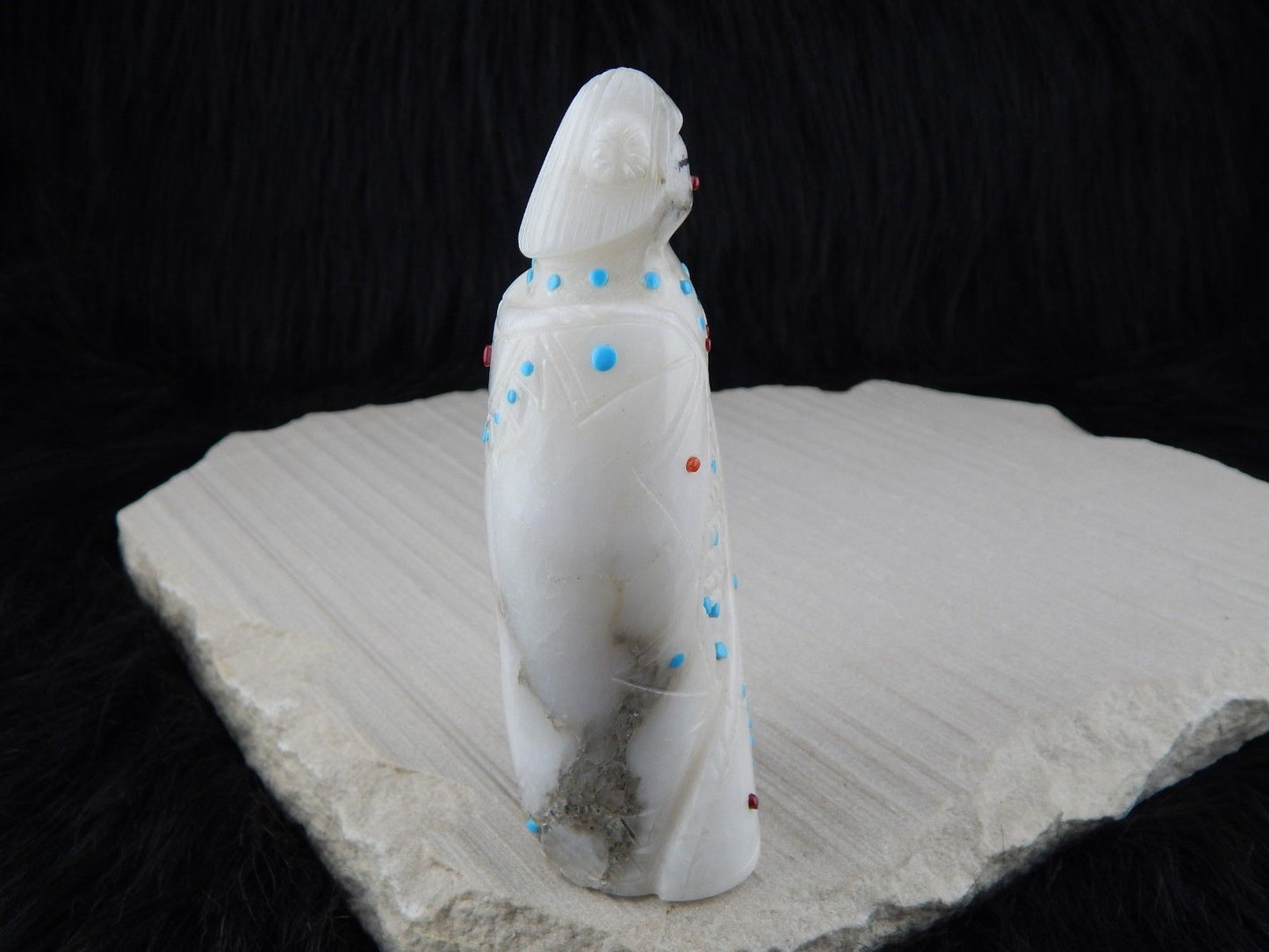 Corn Maiden Zuni Fetish Carving - Michael Laweka - High Lonesome Trading