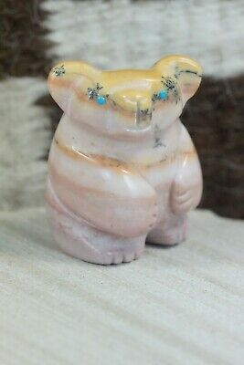 Koala Bear Zuni Fetish Carving - Reynold Lunasee