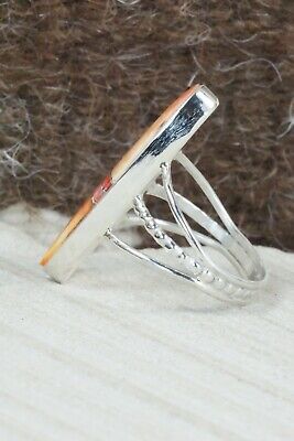 Spiny Oyster & Sterling Silver Ring - Harold Smith - Size 9.5