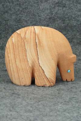 Bear Zuni Fetish Carving - Ronnie Lunasee