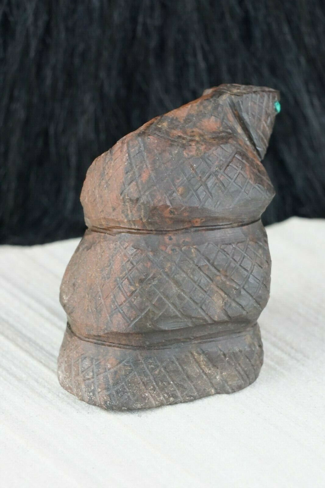 Snake Zuni Fetish Carving - Kent Banteah - High Lonesome Trading