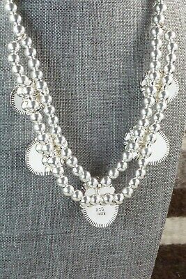 Spiny Oyster & Sterling Silver Necklace and Earrings - Richard Curley