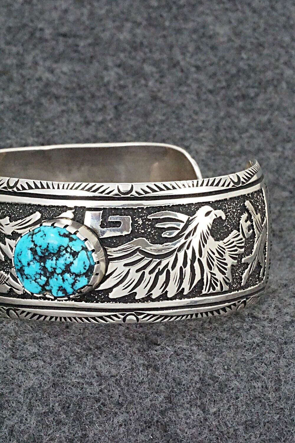 Turquoise and Sterling Silver Bracelet - Richard Singer
