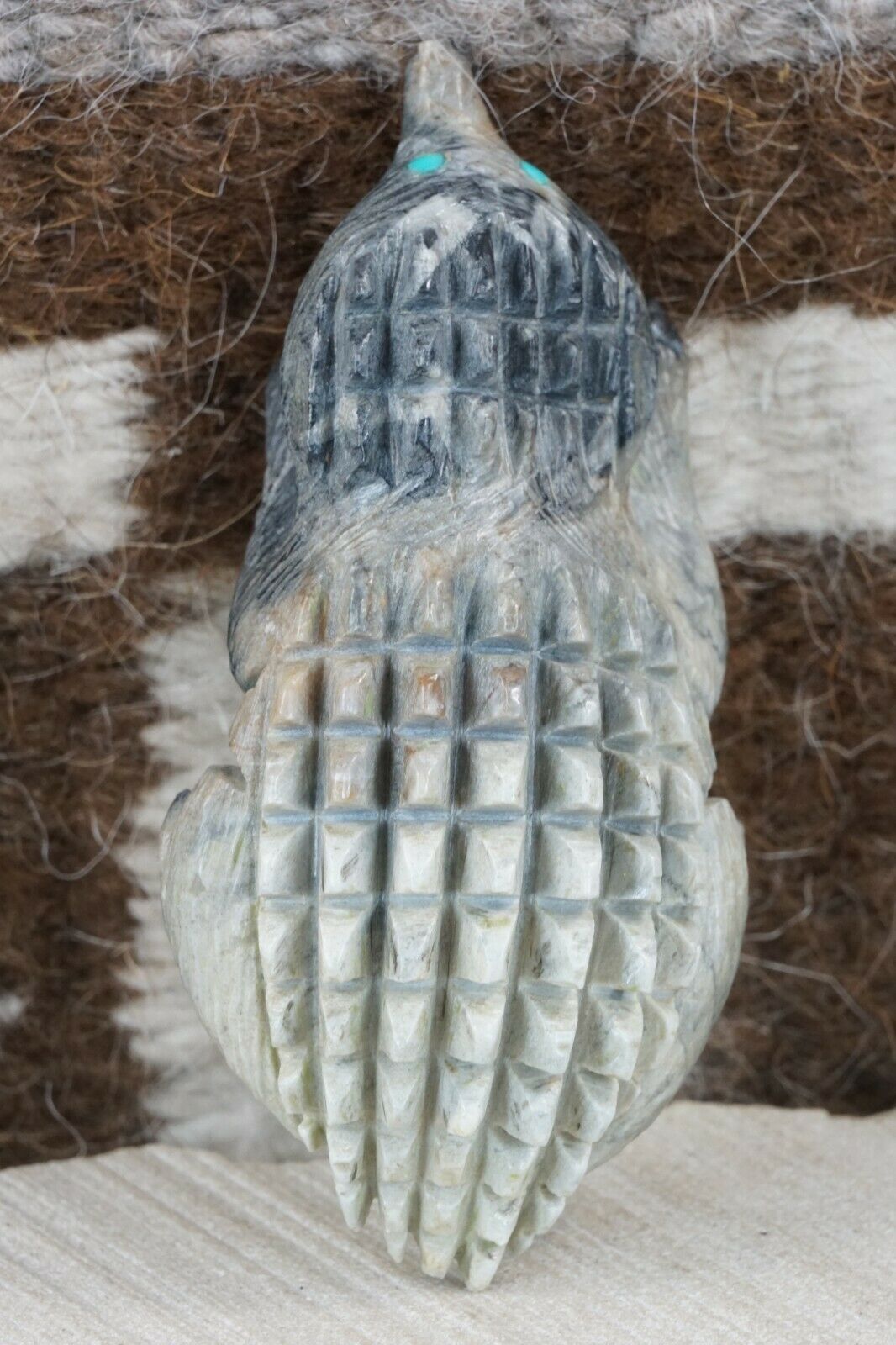 Horned Toad Zuni Fetish Carving - Jonas Hastito