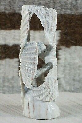 Eagle Zuni Fetish Carving - Jerrold Lahaleon - High Lonesome Trading