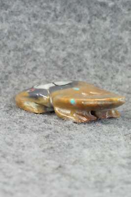 Frog Zuni Fetish Carving - Todd Lowsayatee