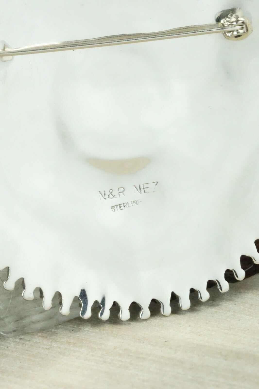 Turquoise & Sterling Silver Pendant/ Pin - Nathaniel Nez
