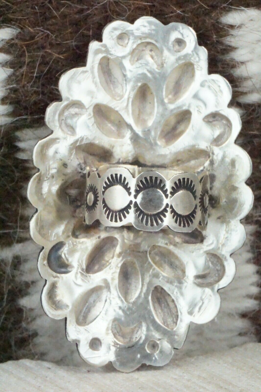 Sterling Silver Ring - Leander Tahe - Size 8.25