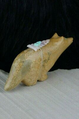 Wolf Zuni Fetish Carving - Delvin Leekya - High Lonesome Trading