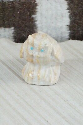 Owl Zuni Fetish Carving - Derrick Kaamasee