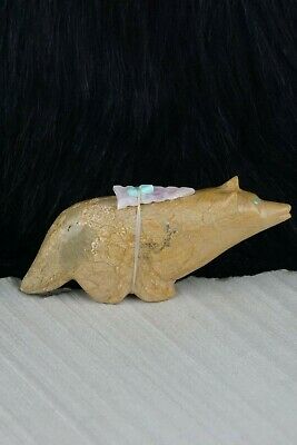 Wolf Zuni Fetish Carving - Delvin Leekya - High Lonesome Trading