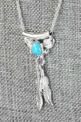 Turquoise & Sterling Silver Necklace - Sharon McCarthy