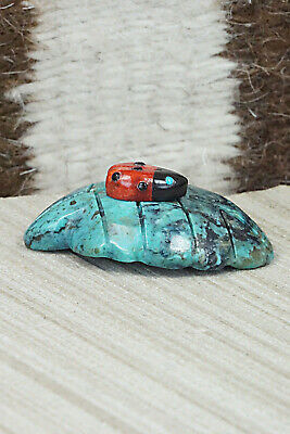 Ladybug Zuni Fetish Carving - Reynold Lunasee