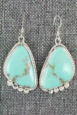Turquoise and Sterling Silver Earrings - Sharon McCarthy