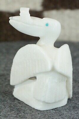 Pelican Zuni Fetish Carving - Derrick Kaamasee