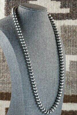 Navajo Sterling Silver Pearl Necklace - Jan Mariano