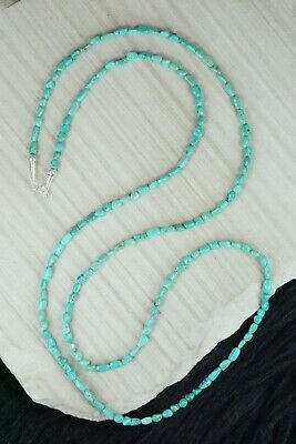 Turquoise and Sterling Silver Necklace - Navajo
