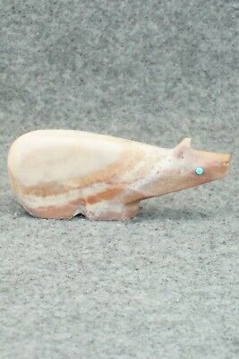 Bear Zuni Fetish Carving - Ronnie Lunasee