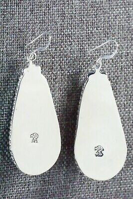 Turquoise and Sterling Silver Earrings - Brandon Belin