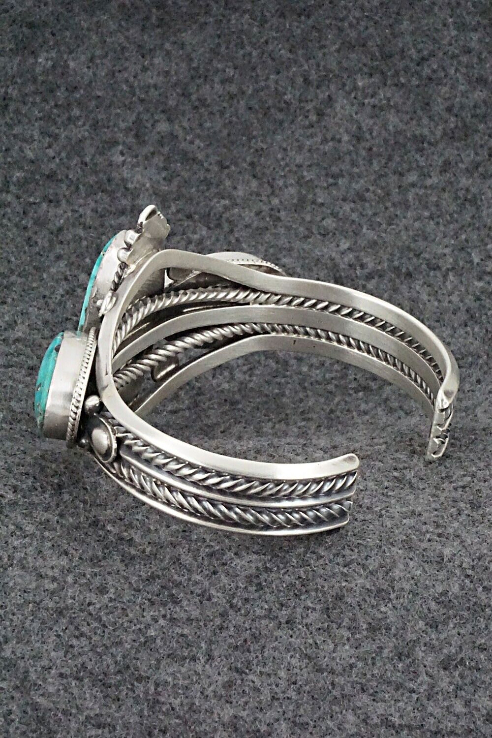 Turquoise & Sterling Silver Bracelet - Derrick Gordon