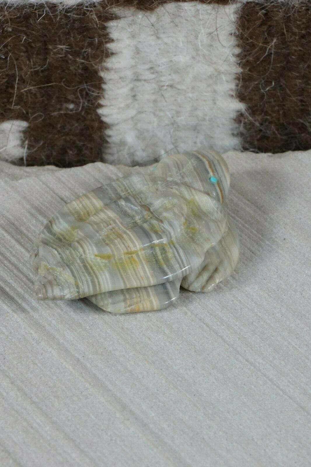 Turtle Zuni Fetish Carving - Calvin Weeka Jr - High Lonesome Trading